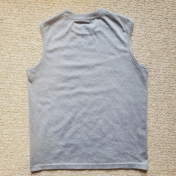 Nike Dri-Fit Gray Youth Sleeveless Tank Top - Picture 5 of 5
